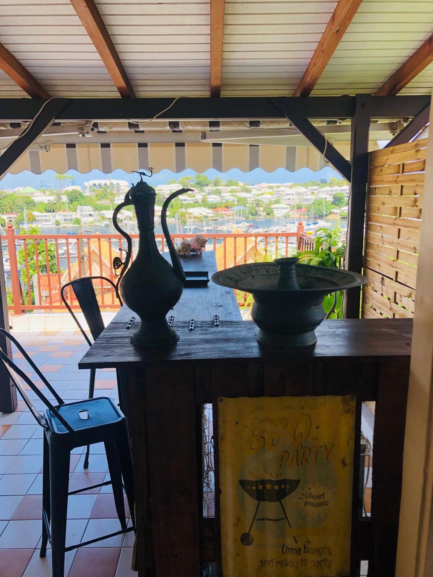 Chambre D'Hotes Mai Tai 4 Personnes Bas Du Fort Le Gosier  Exteriör bild